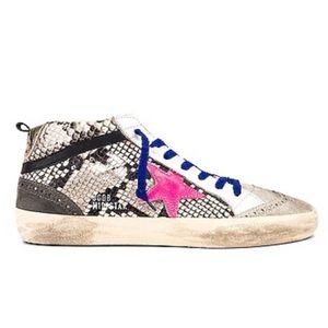 Golden Goose Mid Star Snake/Pink Star